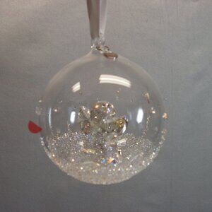 Swarovski Crystal 2015 Annual Edition Christmas Ball Ornament Large
